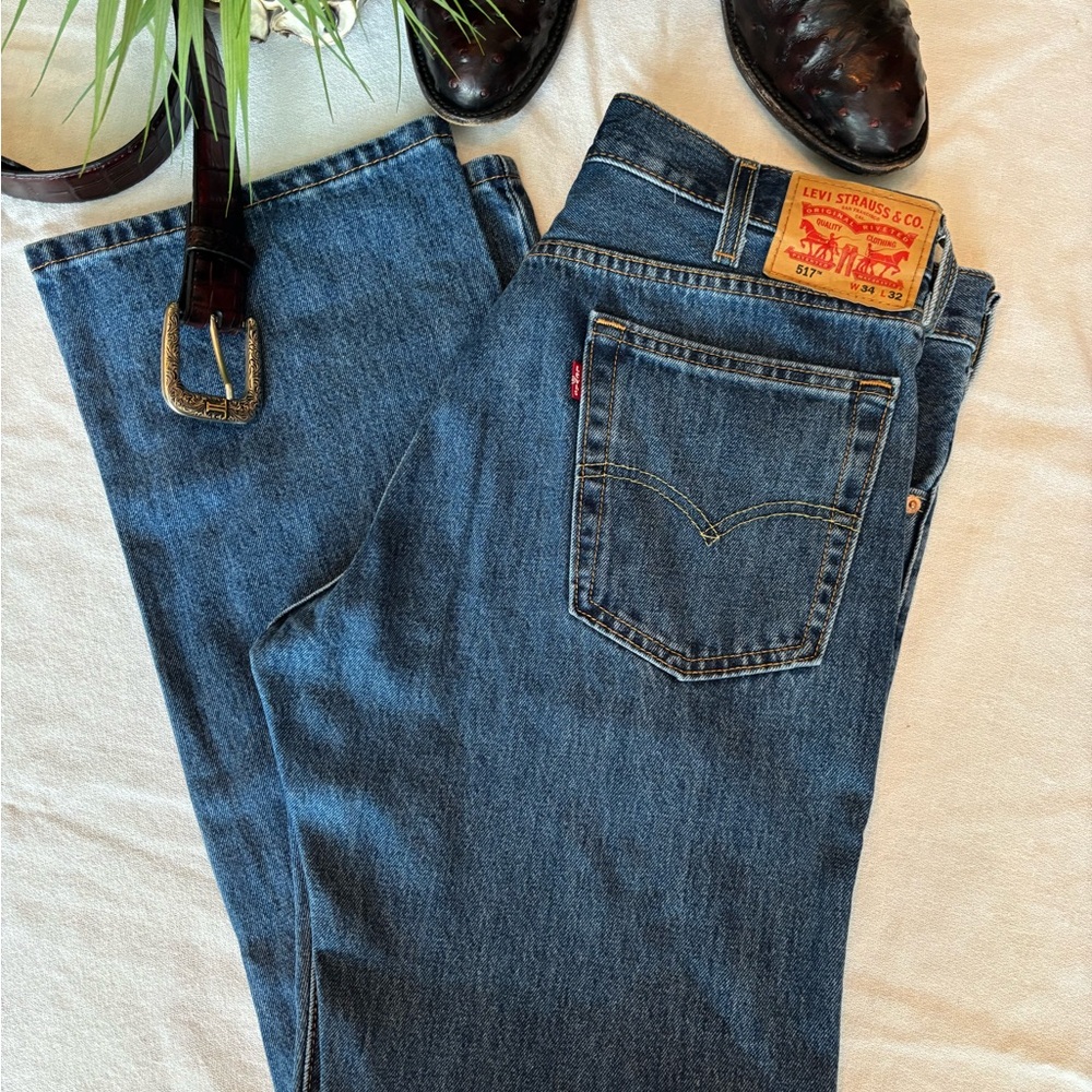 Levi's Men's Bootcut Blue Jeans
